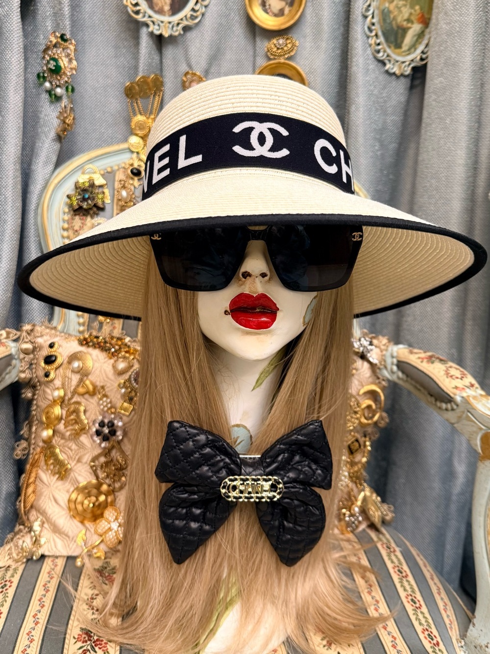 Palm Beach Cream‑Whisper Sun Hat